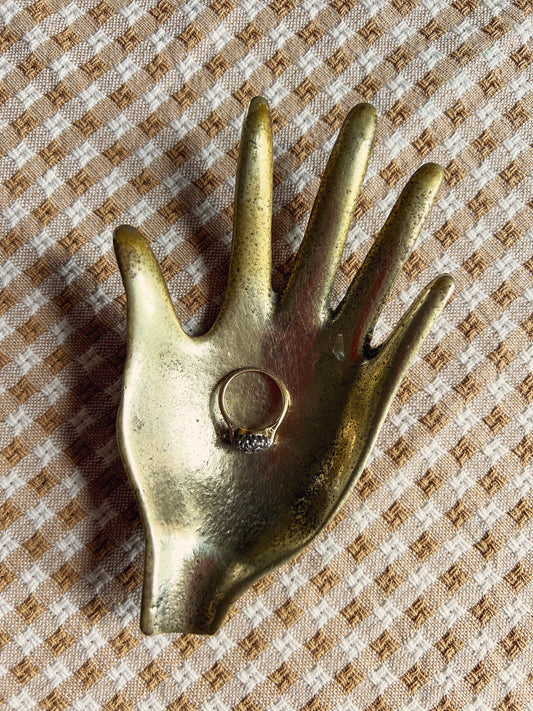 Vintage Brass Hand