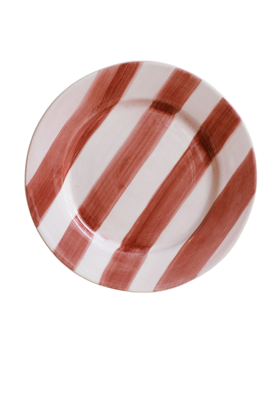 Stripes Ceramic Dinner Plate