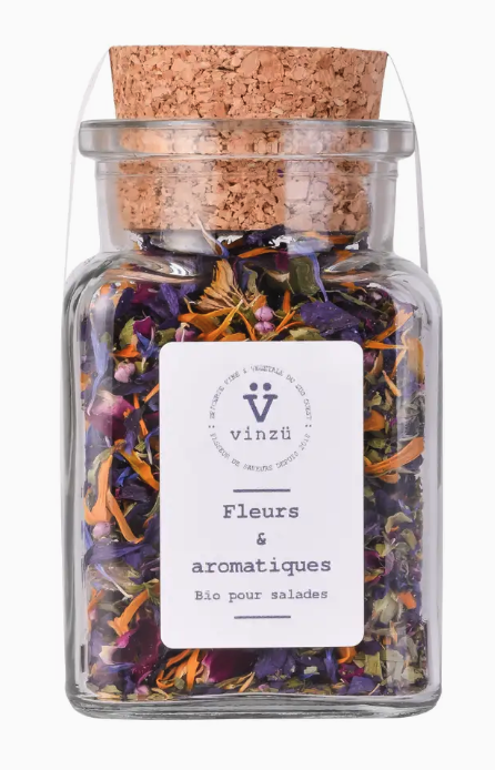 Organic Blend of Flowers and Aromatics For Salads